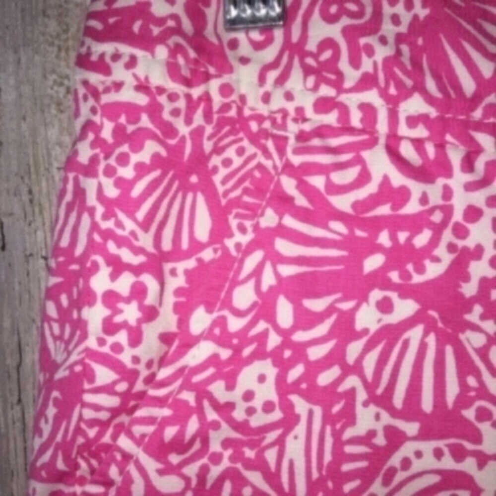 Lilly Pulitzer Pink Buttercup Scalloped Shorts - Picture 8 of 10